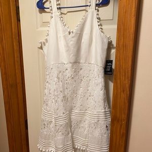 Boston Proper Lace Pom Pom Dress.